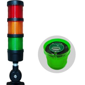 Industrial Signal Tower with Integrated Vision Sensor