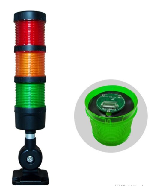 Industrial Signal Tower with Integrated Vision Sensor